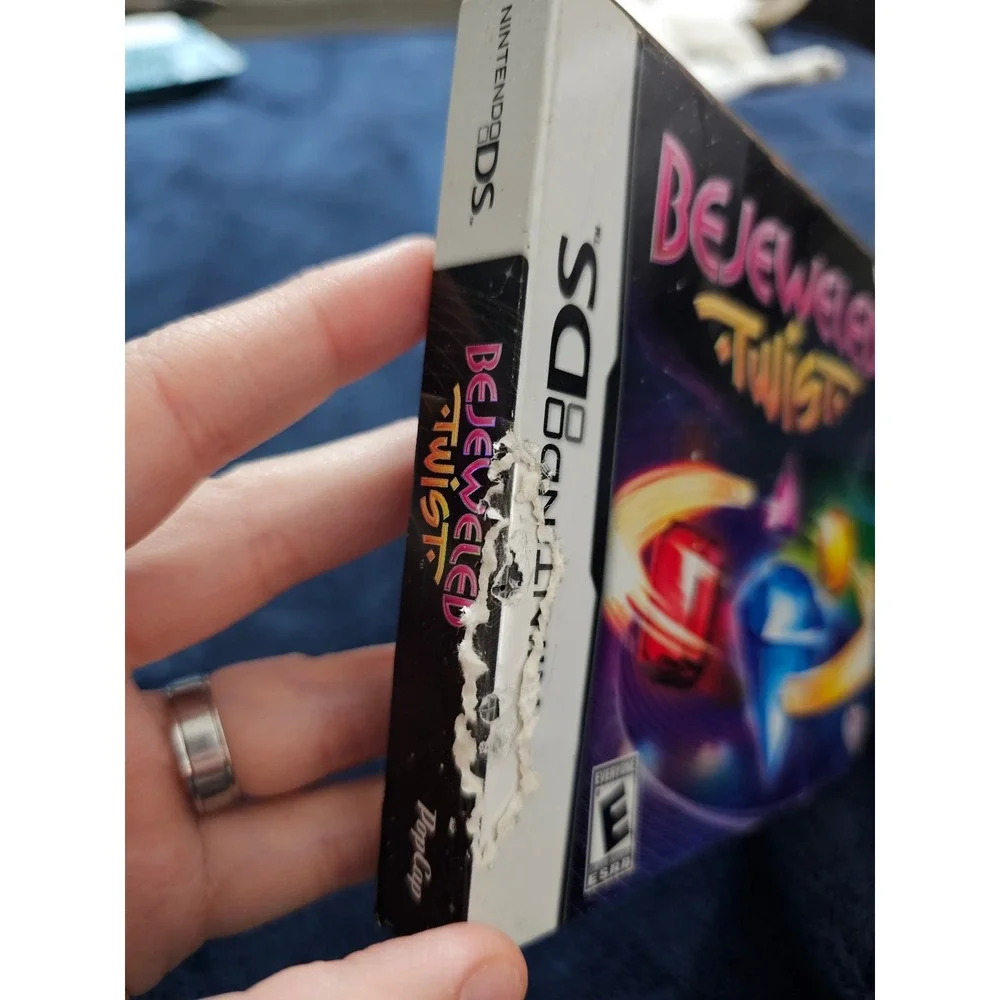 Bejeweled Twist Nintendo DS Case and Manual Only No Game PopCap Puzzle Gem Match